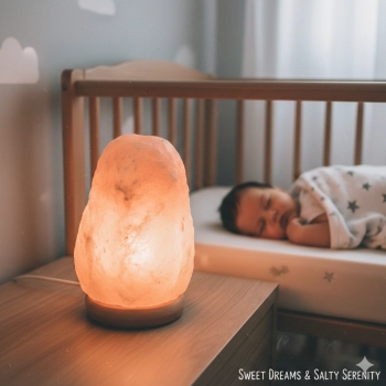 Lampka solna nocna sól himalajska 2-3 kg dla dzieci niemowlaka do spania